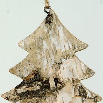 Ξύλινο Κρεμαστό Χριστουγεννιάτικο Στολίδι 8cm