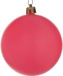 Πλαστική Νέον Χριστουγεννιάτικη Μπάλα 8cm,Σέτ/6