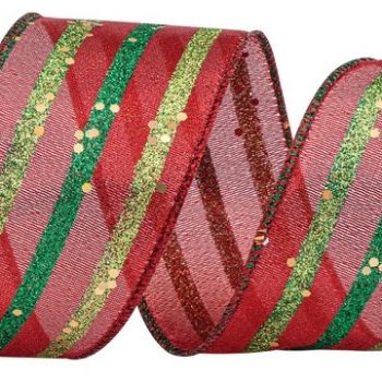 Χριστουγεννιάτικη Κορδέλα 8,50 Μέτρων (9 Yards)