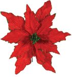 Χριστουγεννιάτικο Διακοσμητικό Λουλούδι 25cm