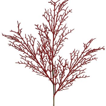 Χριστουγεννιάτικο Διακοσμητικό Κλαδί Φτέρα 20 x 60(h)cm