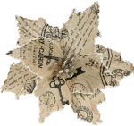 Χριστουγεννιάτικο Διακοσμητικό Λουλούδι 25cm