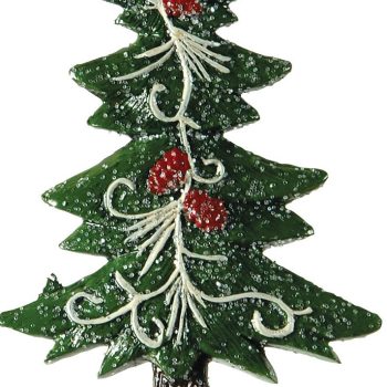 Κρεμαστό Χριστουγεννιάτικο Στολίδι 8 x 12(h)cm ,2 Σχέδια