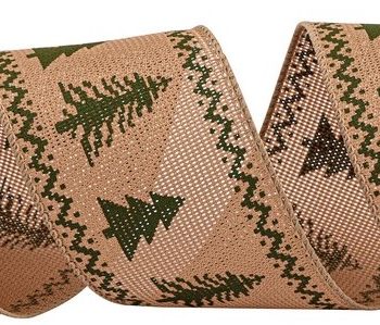 Πράσινη Χριστουγεννιάτικη Κορδέλα 8,5 Μέτρα(9 yards)