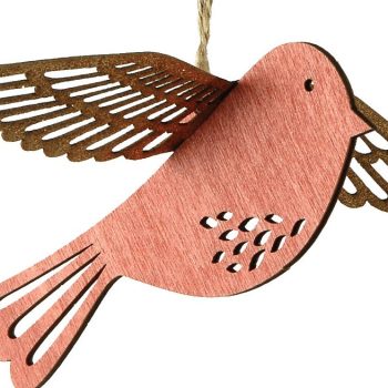 Ξύλινο Κρεμαστό Χριστουγεννιάτικο Στολίδι 14 x 15(h)cm