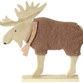 Ξύλινο Επιτραπέζιο Χριστουγεννιάτικο Διακοσμητικό 31 x 5 x 31(h)cm