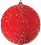 Πλαστική Χριστουγεννιάτικη Μπάλα 8cm,Σέτ/6