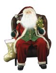 Διακοσμητικός Φουσκωτός Άγιος Βασίλης Με Μουσική 90 x 120(h)cm