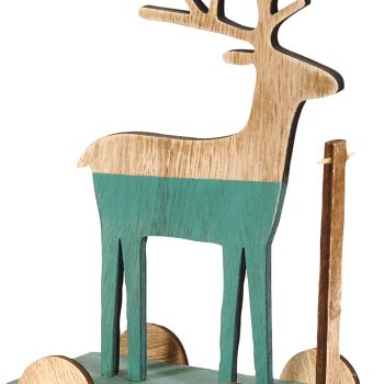 Ξύλινο Επιτραπέζιο Χριστουγεννιάτικο Στολίδι 14 x 20(h)cm