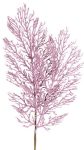 Ρόζ Χριστουγεννιάτικο Διακοσμητικό Κλαδί 20 x 55(h)cm