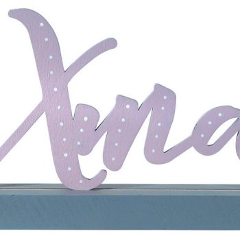 Ξύλινο Επιτραπέζιο Χριστουγεννιάτικο Στολίδι 5 x 16 x 33(h)cm