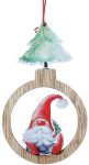 Ξύλινο Κρεμαστό Χριστουγεννιάτικο Στολίδι 7 x 12(h)cm
