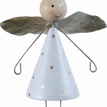 Μεταλλικό Κρεμαστό Χριστουγεννιάτικο Στολίδι 4 x 6 x 10(Η)cm