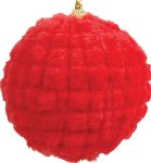 Κόκκινη Χριστουγεννιάτικη Μπάλα 8cm,Σέτ/3