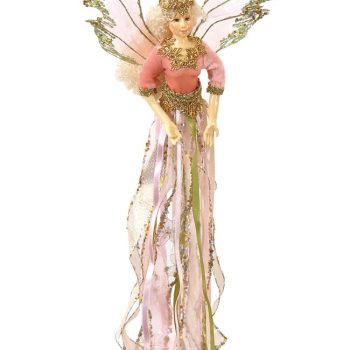 Ρόζ Κρεμαστή Διακοσμητική Νεράιδα 28 x 38cm