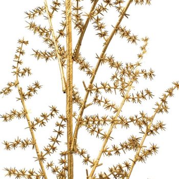 Χρυσό Χριστουγεννιάτικο Διακοσμητικό Κλαδί 78(Η)cm