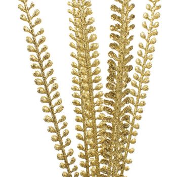 Χρυσό Χριστουγεννιάτικο Διακοσμητικό Κλαδί 88(Η)cm