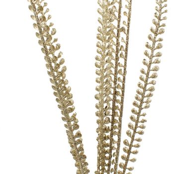 Χρυσό Χριστουγεννιάτικο Διακοσμητικό Κλαδί 88(Η)cm