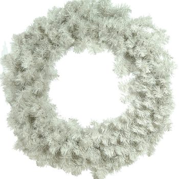 Λευκό Χριστουγεννιάτικο Στεφάνι Ø 60cm