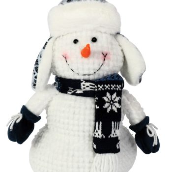 Χριστουγεννιάτικος Διακοσμητικός Χιονάνθρωπος 26 x 13 x 34cm