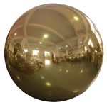 Χρυσή Φουσκωτή Διακοσμητική Χριστουγεννιάτικη Μπάλα 60cm