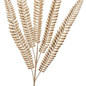 Χρυσό Χριστουγεννιάτικο Διακοσμητικό Κλαδί 97(Η)cm