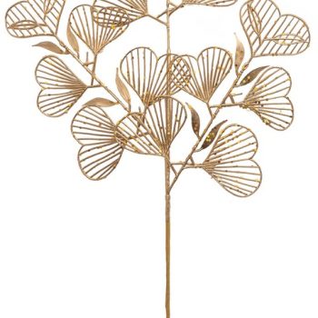 Χρυσό Χριστουγεννιάτικο Διακοσμητικό Κλαδί 69(Η)cm