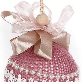 Ρόζ Πλαστικές Χριστουγεννιάτικες Μπάλες ,Σέτ 4 Τεμαχίων 10cm,Σέτ/4