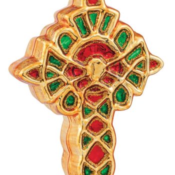 Γυάλινο Κρεμαστό Χριστουγεννιάτικο Στολίδι 10 x 3,5 x 17cm