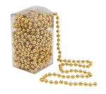 Χρυσή Χριστουγεννιάτικη Γιρλάντα Χάντρες 8mm x 10 Μέτρα