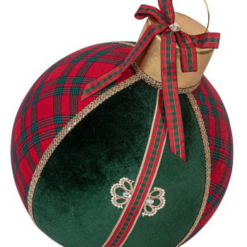 Επιδαπέδια Χριστουγεννιάτικη Διακοσμητική Μπάλα 40 x 40 x 51cm