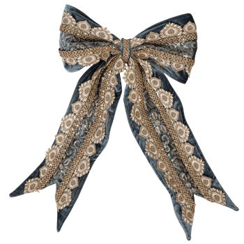 Μπλέ Χριστουγεννιάτικος Φιόγκος 45cm