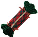 Πάνινο Χριστουγεννιάτικο Στολίδι Καραμέλα 15 x 9 x 37(h)cm