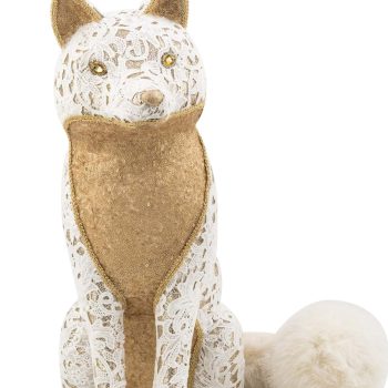 Χριστουγεννιάτικη Διακοσμητική Αλεπού 45 x 36 x 50(h)cm