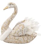 Χριστουγεννιάτικος Διακοσμητικός Κύκνος 38 x 18 x 35(h)cm