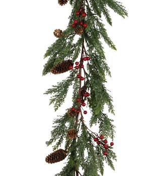 Στολισμένη Χριστουγεννιάτικη Γιρλάντα 150cm