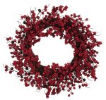 Χριστουγεννιάτικο Στεφάνι Γκί 55cm