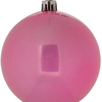 Πλαστική Περλέ Χριστουγεννιάτικη Μπάλα 8cm ,Σέτ/6