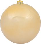 Χρυσή Περλέ Χριστουγεννιάτικη Μπάλα Διακόσμησης 20cm