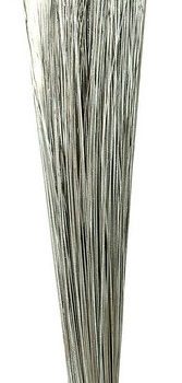 Χριστουγεννιάτικο Ασημί Στάχυ 135cm