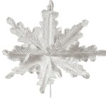 Λευκό Χριστουγεννιάτικο Λουλούδι 25cm