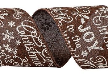 Χάλκινη Χριστουγεννιάτικη Κορδέλα 8,50 Μέτρων (9 Yards)