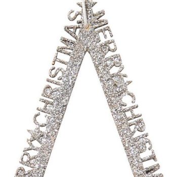 Ξύλινο Κρεμαστό Χριστουγεννιάτικο Στολίδι 8 x 12(h)cm