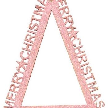 Ξύλινο Κρεμαστό Χριστουγεννιάτικο Στολίδι 8 x 12(h)cm