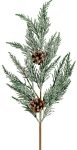 Πράσινο Χριστουγεννιάτικο Διακοσμητικό Κλαδί 65cm