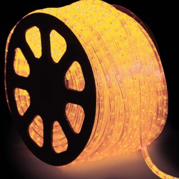 100 Μέτρα Led Φωτοσωλήνας Με Κίτρινο Φωτισμό ,Ø12mm-2w,IP44