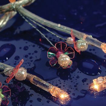 100Gs Λαμπάκια Με Ακρυλικά Σχέδια Και 8 Προγράμματα,Διάφανο - Θερμό ,Απόστασης 10 Μέτρων