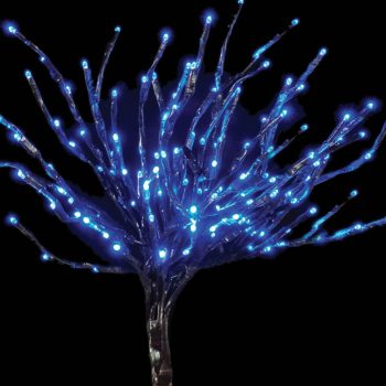 Led Φωτιζόμενο Κλαδί Με Μπλέ Φωτισμό, 60cm