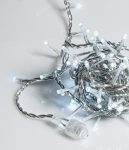 100Led Επεκτεινόμενα Λαμπάκια Για Εσωτερική Χρήση Με Διάφανο Καλώδιο/Λευκό Λαμπάκι (5cm Απόσταση) 5 Μέτρα (Kelvin: 6.000 - 10.000)