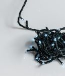 100Led Λαμπάκια Με Πρόγραμμα Για σωτερική Χρήση ,Πράσινο Καλώδιο/Λευκό Λαμπάκι , (5cm Απόσταση) 5 Μέτρα